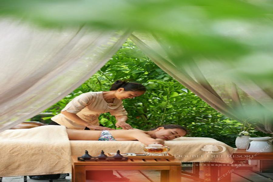 Doubletree Resort By Hilton Hotel Hainan - Qixianling Hot Spring Baoting ภายนอก รูปภาพ