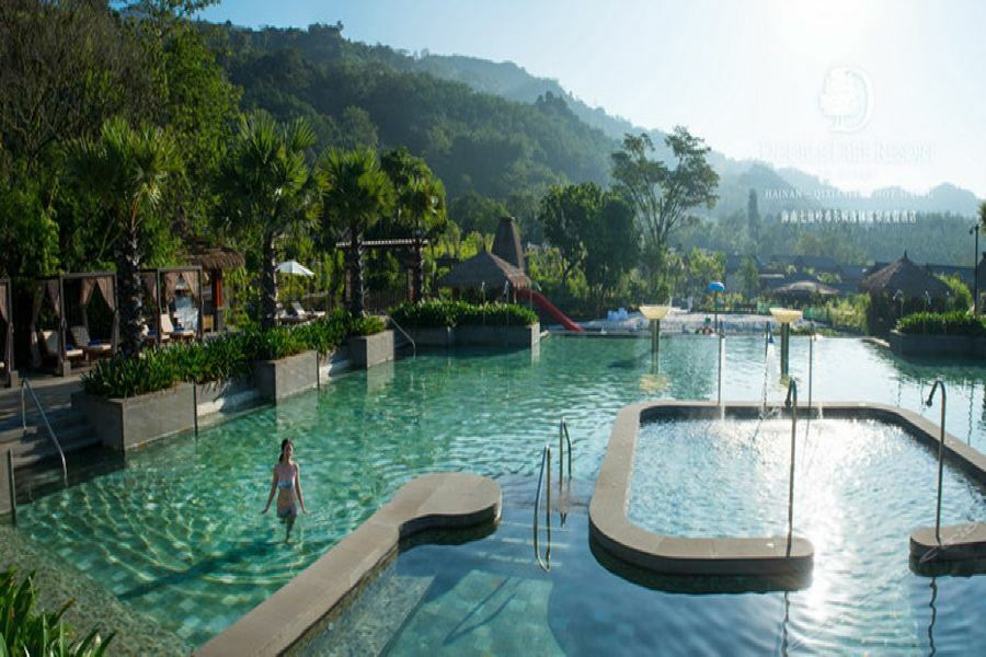 Doubletree Resort By Hilton Hotel Hainan - Qixianling Hot Spring Baoting ภายนอก รูปภาพ